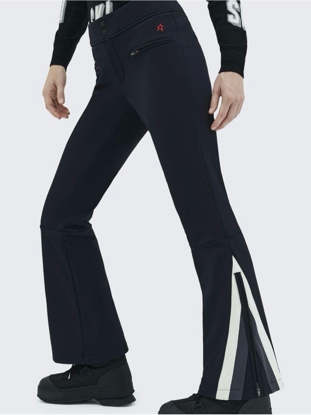 Perfect Moment Aurora Flare
Chevron Flare Ski Pants Black Size Small
